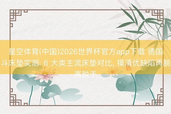 星空体育(中国)2026世界杯官方app下载 德国泰斗床垫实测: 6 大类主流床垫对比， 摸清优缺陷再脱手